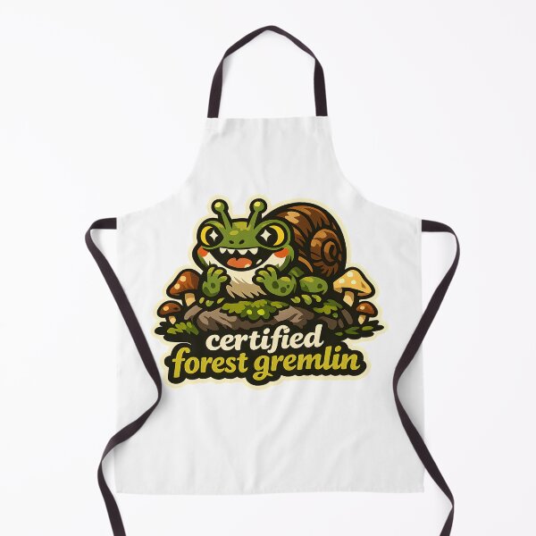 Item preview, "Certified Forest Gremlin" | Aesthetic Snail Frog & Mushroom Core designed and sold by Naviora.