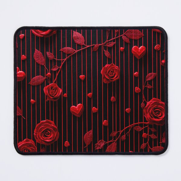 Item preview, roses and a heart on a dark background designed and sold by TanyaLovus.