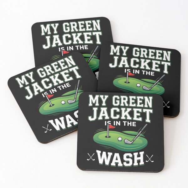Item preview, My Green Jacket Is in the Wash – Funny Golf Shirt, Golfer Humor Design, Golf Lover Gift designed and sold by THREE LITTLE BEANS.