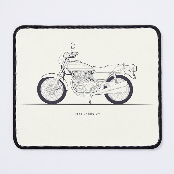 Item preview, The Art of Wheels: Kawasaki 750RS Z2 - Line Art designed and sold by anuaramir.