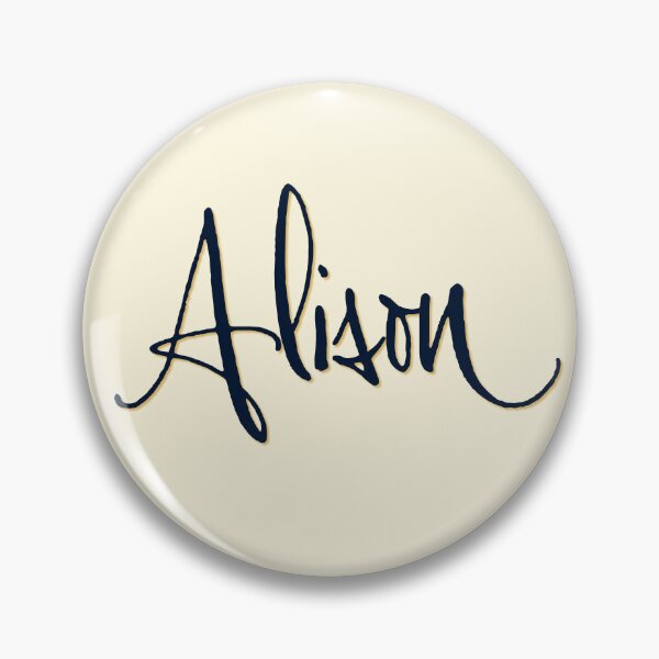 Item preview, ALISON personalized type design designed and sold by CharlottePlaceArt.