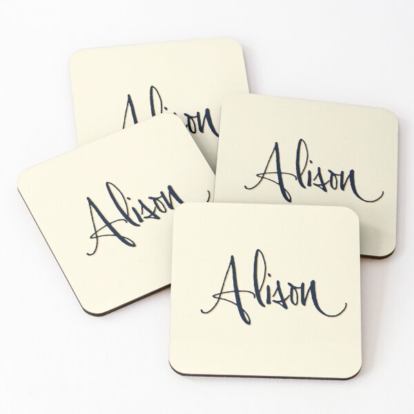 Item preview, ALISON personalized type design designed and sold by CharlottePlaceArt.
