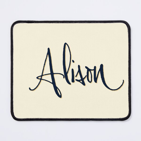 Item preview, ALISON personalized type design designed and sold by CharlottePlaceArt.