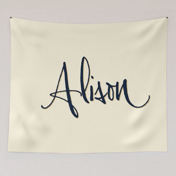 Item preview, ALISON personalized type design designed and sold by CharlottePlaceArt.