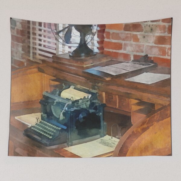 Item preview, Trains - Station Master's Office designed and sold by Susan Savad.