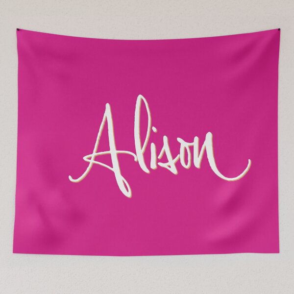 Item preview, ALISON personalized type design designed and sold by CharlottePlaceArt.