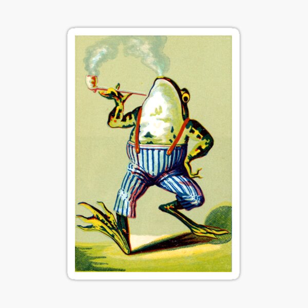 Item preview, Pipe Smoking Frog designed and sold by historicimage.