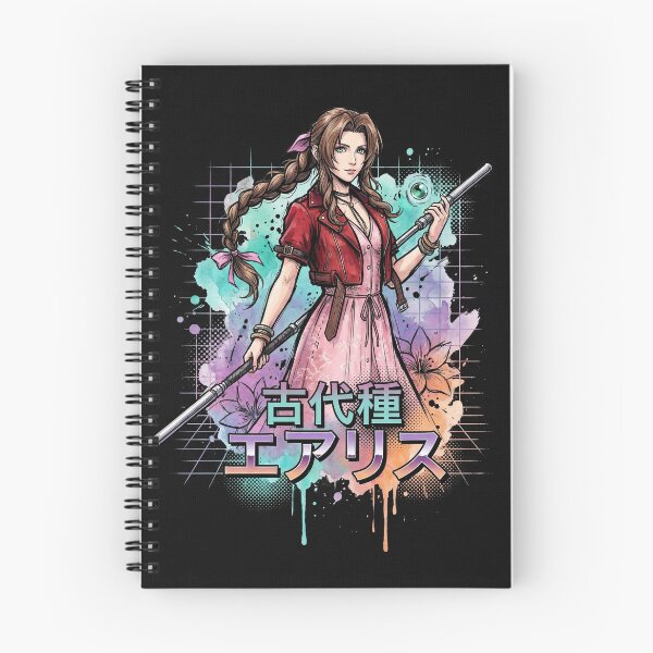 Item preview, Diseño de vestido rosa para niña de las flores de Aerith Gainsborough de Final Fantasy VII designed and sold by Senpaiwaves.