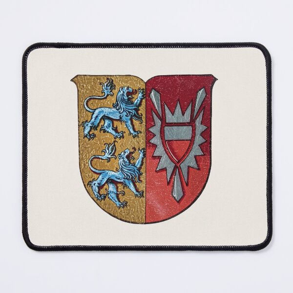 Item preview, Coat of Arms of Schleswig Holstein Lions and Nettle Leaf Prussian Province designed and sold by BestVarieties.