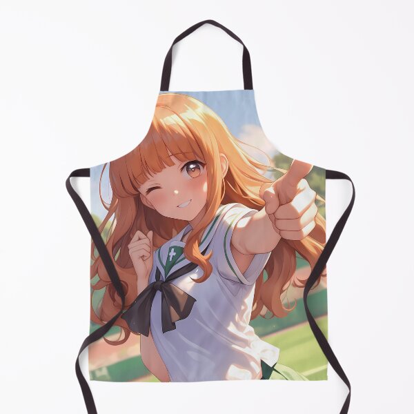 Item preview, Saori Takebe Girls Und Panzer Playful Wink School Uniform Energy designed and sold by SuperTeamCanada.
