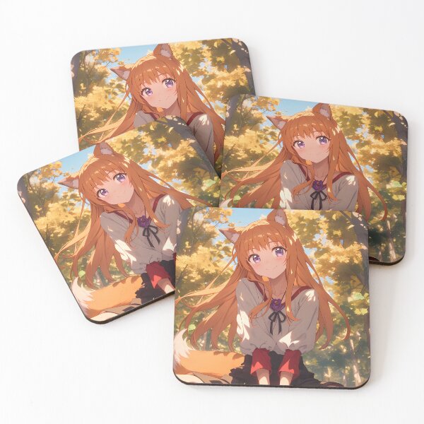 Item preview, Holo Spice And Wolf Autumn Harvest Apple Cozy Fantasy designed and sold by SuperTeamCanada.