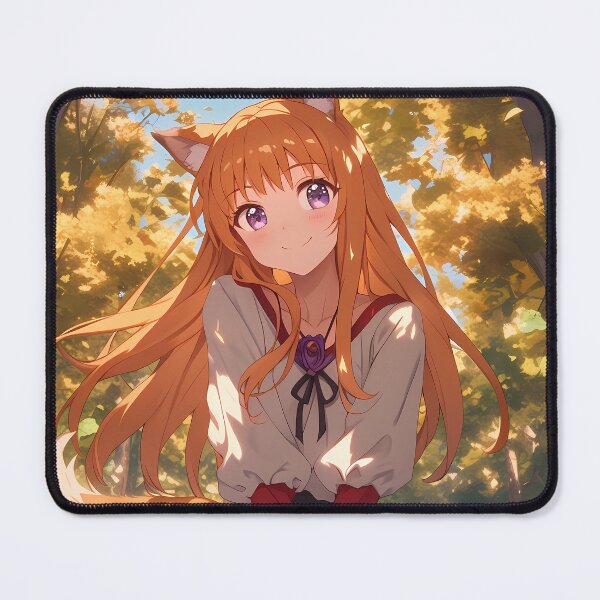 Item preview, Holo Spice And Wolf Autumn Harvest Apple Cozy Fantasy designed and sold by SuperTeamCanada.