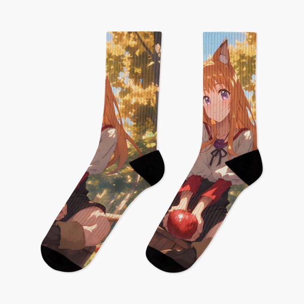 Item preview, Holo Spice And Wolf Autumn Harvest Apple Cozy Fantasy designed and sold by SuperTeamCanada.
