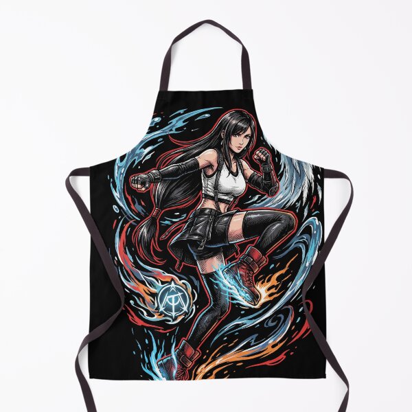 Item preview, Final Fantasy 7 Tifa Lockhart Seventh Heaven Bartender Iconic Design designed and sold by Senpaiwaves.