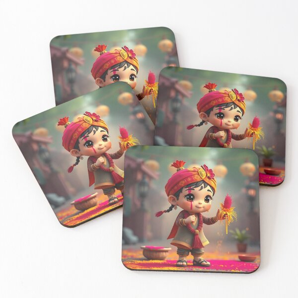 Item preview, Holi Turban Boy Sticker designed and sold by Teewave-Ashish.