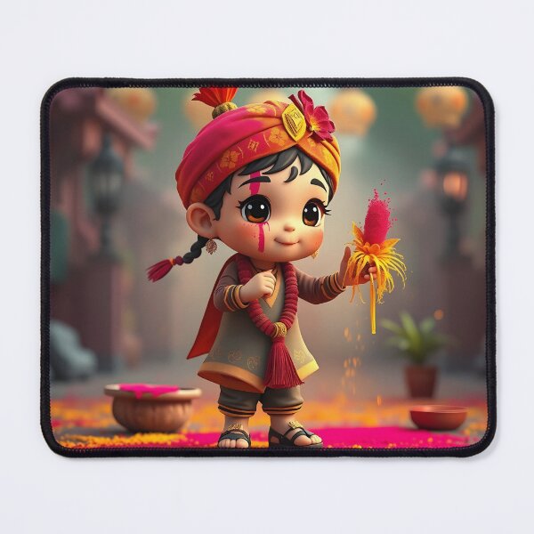 Item preview, Holi Turban Boy Sticker designed and sold by Teewave-Ashish.