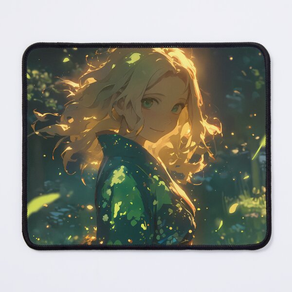 Item preview, Shiemi Moriyama Blue Exorcist Forest Sunlight Green Kimono Peaceful designed and sold by SuperTeamCanada.