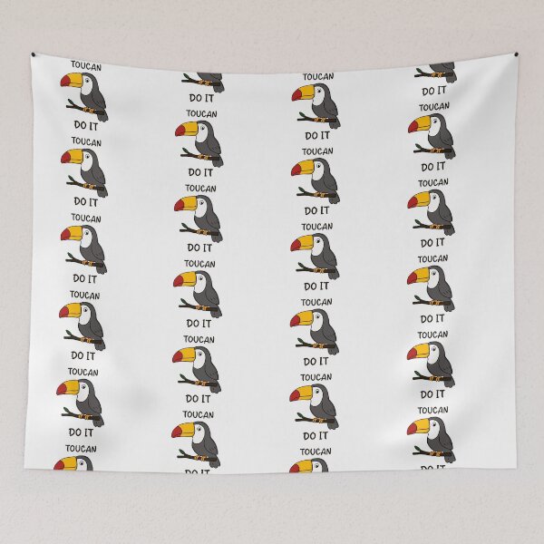 Item preview, Toucan Do It – Funny Toucan Pun Cute Motivational Bird Design designed and sold by klebtgut.