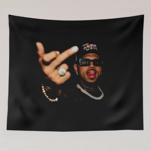Item preview, Chris Brown Middle Finger, CB Tour, Raymond and Brown Tour 2026 designed and sold by MaiVNMiMi.