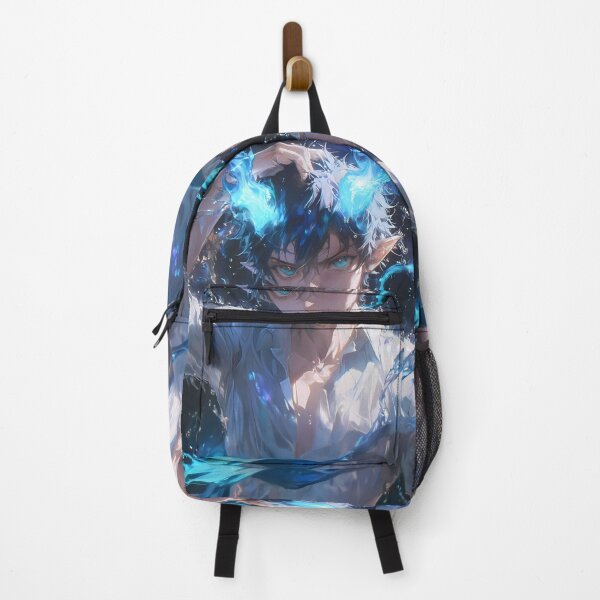 Item preview, Rin Okumura Blue Exorcist Blue Flames Water Intense Supernatural designed and sold by SuperTeamCanada.