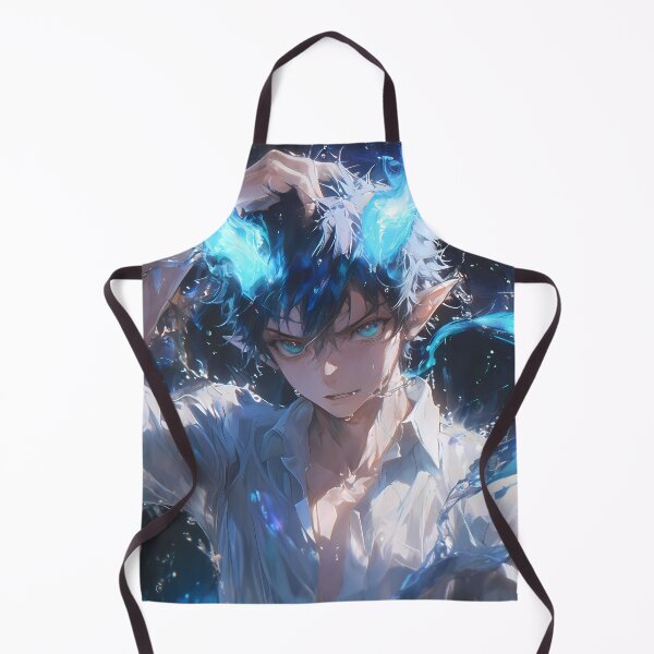 Item preview, Rin Okumura Blue Exorcist Blue Flames Water Intense Supernatural designed and sold by SuperTeamCanada.