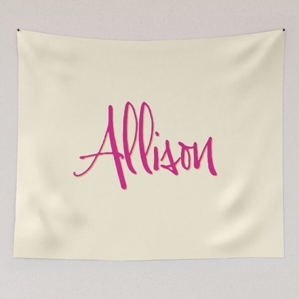 Item preview, ALLISON personalized type design designed and sold by CharlottePlaceArt.