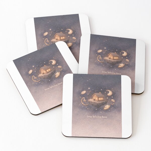 Item preview, Time Left Me Here – Surreal Dreamy Space Art designed and sold by InkWanderStudio.