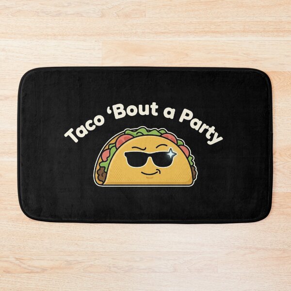 Item preview, Taco 'Bout a Party Funny Taco Shirt Dark Mode Cinco de Mayo designed and sold by MartBook.