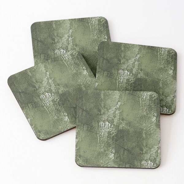 Item preview, Textured Gunge Abstract in Green designed and sold by Artistestella.