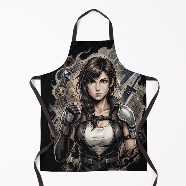 Item preview, Tifa Lockhart FF7 Rebirth Combat Gloves Portrait designed and sold by Senpaiwaves.