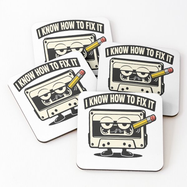 Item preview, Funny Cassette Tape Meme T-Shirt – I Know How To Fix It, Trust Me Bro Retro Humor Design designed and sold by MartBook.