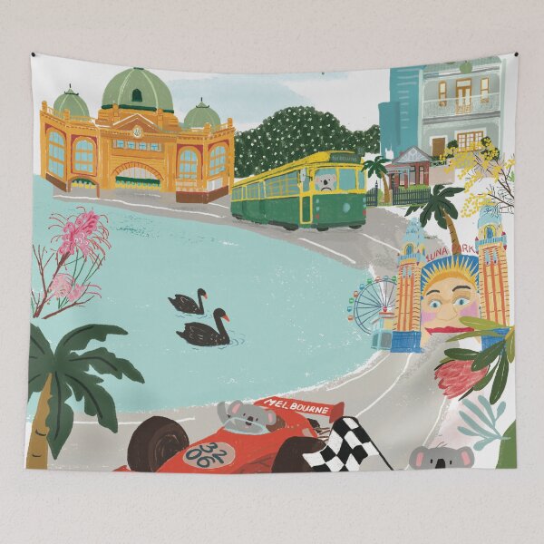 Item preview, Melbourne Ions Grand Prix by Suki McMaster designed and sold by Suki McMaster.