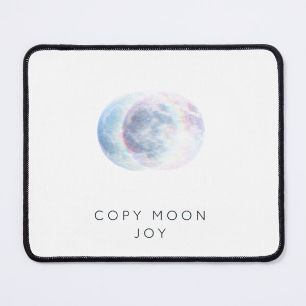 Item preview, Copy Moon Joy Glitch Aesthetic Sticker | Iridescent Moon Vaporwave Design designed and sold by Elviqus Shop.