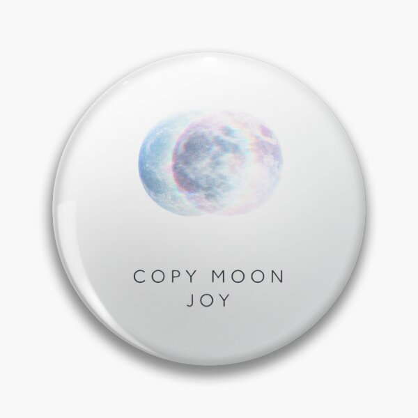 Item preview, Copy Moon Joy Glitch Aesthetic Sticker | Iridescent Moon Vaporwave Design designed and sold by Elviqus Shop.
