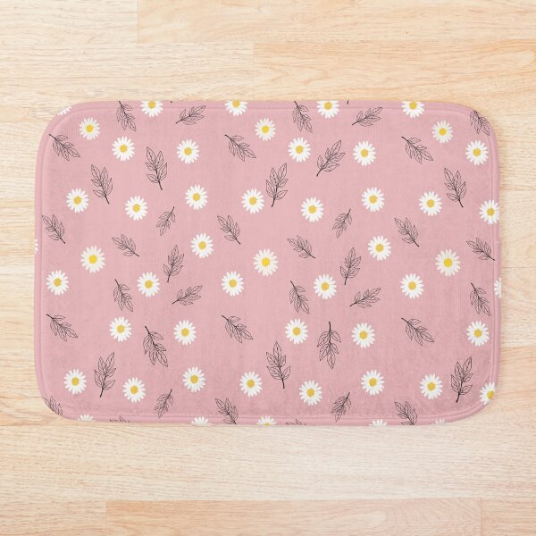 Item preview, Diseño con estampado floral de margaritas rosa empolvado designed and sold by PetiteEthos.