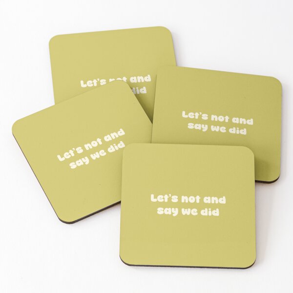 Item preview, Let's Not and Say We Did - Relatable Sarcastic Humor - Funky Retro Green designed and sold by Just Vibing Co.
