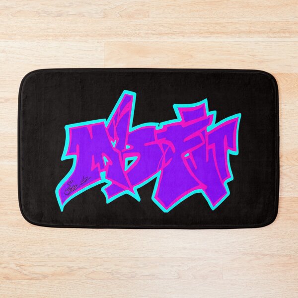Item preview, Misfit  Purple-Pink Graffiti With Neon Effect designed and sold by Hybrid-Mind.