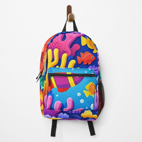 Item preview, Vibrant Coral Reef Illustration – Tropical Underwater Art designed and sold by MyTutina.