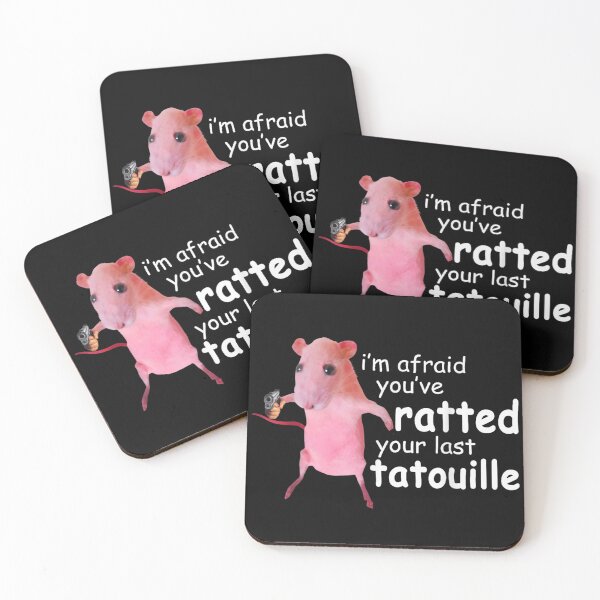 Item preview, Im Afraid Youve Ratted Your Last Tatouille Funny Pink Rat Gun designed and sold by AllanKexiono.