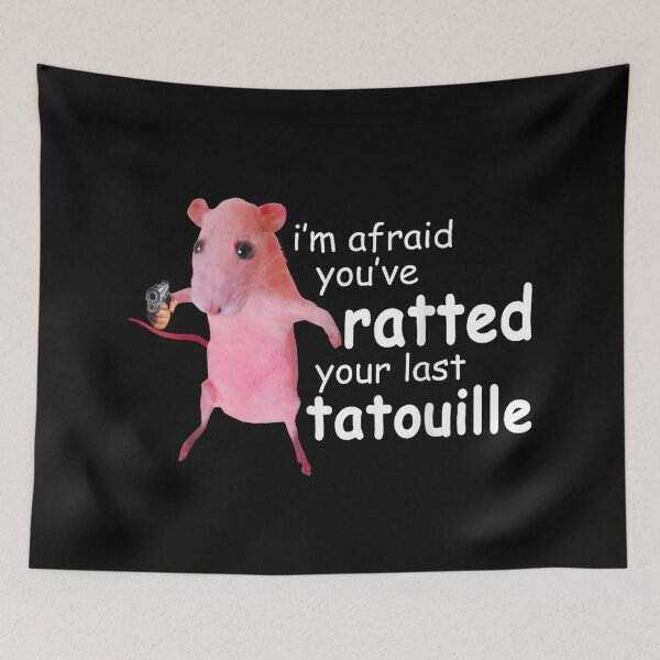 Item preview, Im Afraid Youve Ratted Your Last Tatouille Funny Pink Rat Gun designed and sold by AllanKexiono.