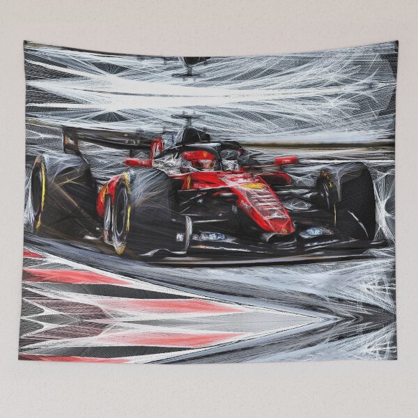 Item preview, Red Race Car Art designed and sold by WorldEngine.