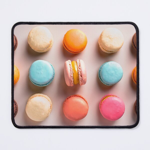 Item preview, Colorful macaroons pattern on beige designed and sold by AnnaHolyph.