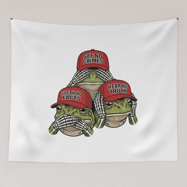 Item preview, See-No-Crimes-Hear-No-Truth-Speak-No-Facts designed and sold by w66aboo.
