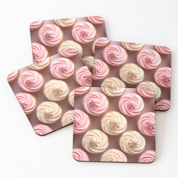 Item preview, Colorful pink cupcakes designed and sold by AnnaHolyph.