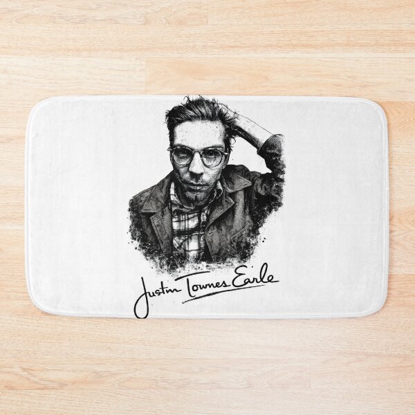 Item preview, Justin Townes Earle – Ink & Ash Stencil Portrait designed and sold by gahteeriffico.