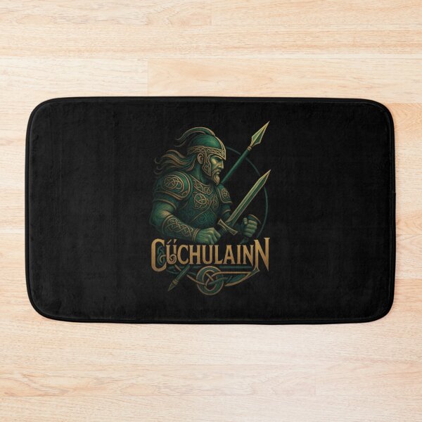 Item preview, Cú Chulainn Celtic Warrior Design, Irish Mythology Hero Shirt, Ulster Warrior, Gaelic Legend, Celtic Hero, Ancient Ireland Warrior, Mythic Fighter Art designed and sold by Typologystudios.