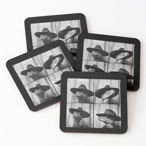 Item preview, Snake Wearing Cowboy Hat Vintage Photobooth Aesthetic Western Serpent Snake Art designed and sold by SiddoMingalo.