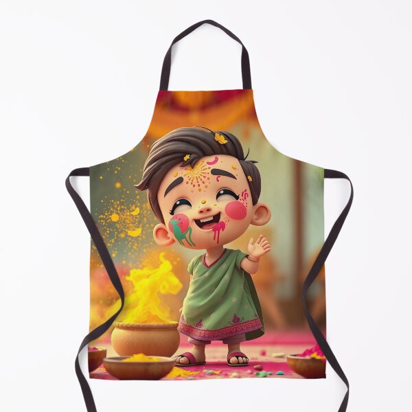 Item preview, Holi Child Celebration Sticker designed and sold by Teewave-Ashish.