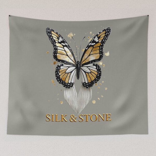 Item preview, Silk & Stone - Pure Rebel Monarch Obsidian Butterfly_ Edition_02 designed and sold by Shift-Bloom.