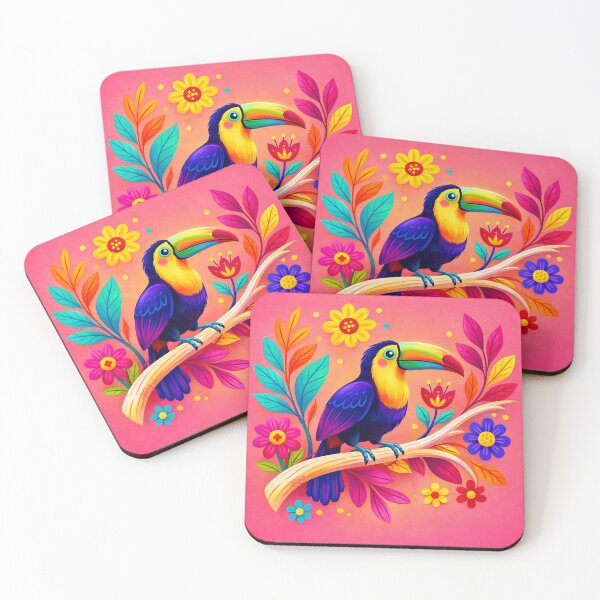 Item preview, Radiant Tropical Toucan Art – Colorful Jungle Bird Illustration designed and sold by MyTutina.
